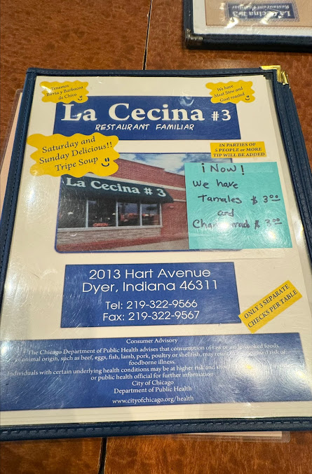 Menu La Cecina Restaurant Familiar 3 - 0