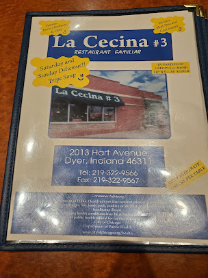 Menu La Cecina Restaurant Familiar 3 - 1