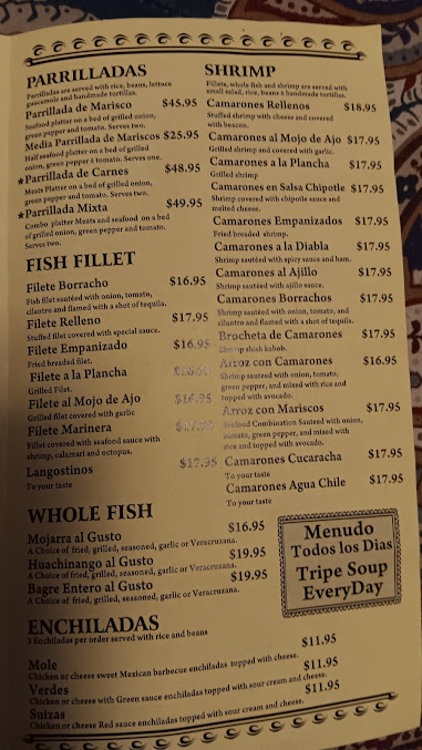 Menu La Cecina Restaurant Familiar 3 - 8