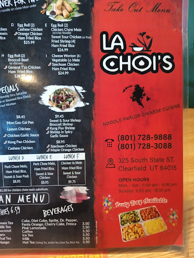 Menu La Chois Noodle Parlor - 9