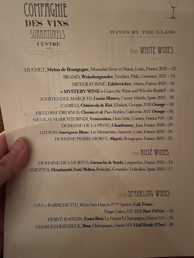 Menu La Compagnie Centre Street - 5
