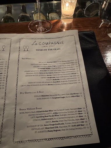 Menu La Compagnie Centre Street - 9