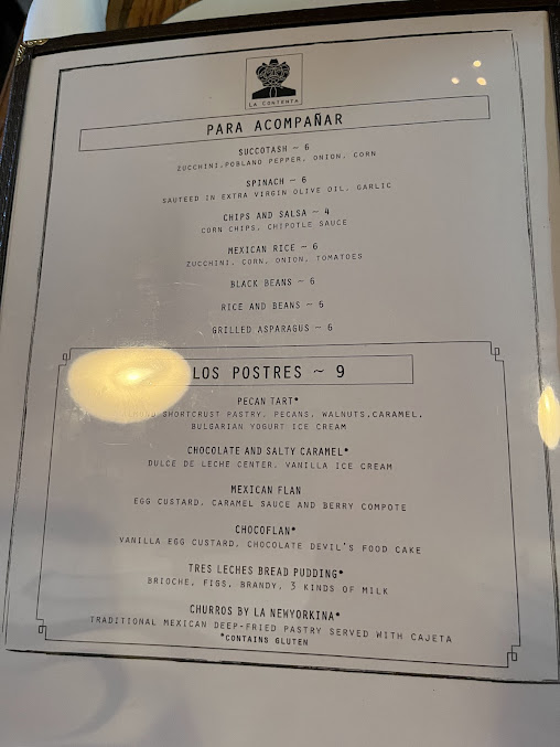 Menu La Contenta - 1