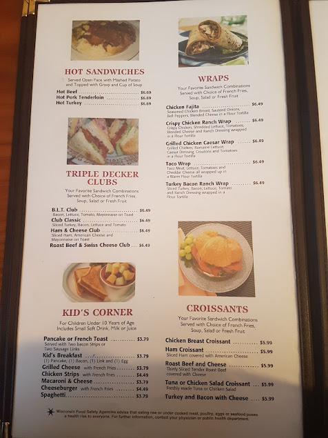Menu La Crosse Family Restaurant - 7
