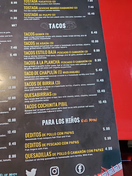 Menu La Cruderia - 6