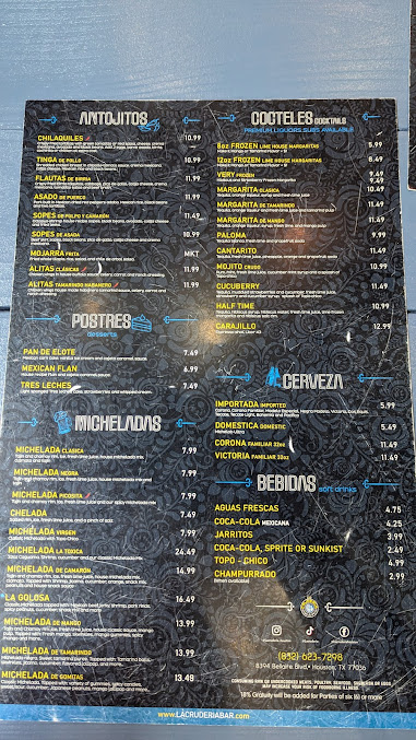 Menu La Cruderia - 7