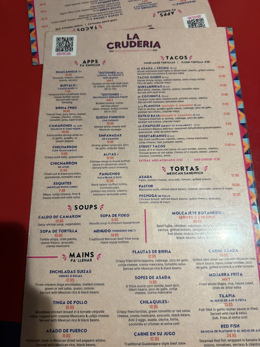 Menu La Cruderia - 8