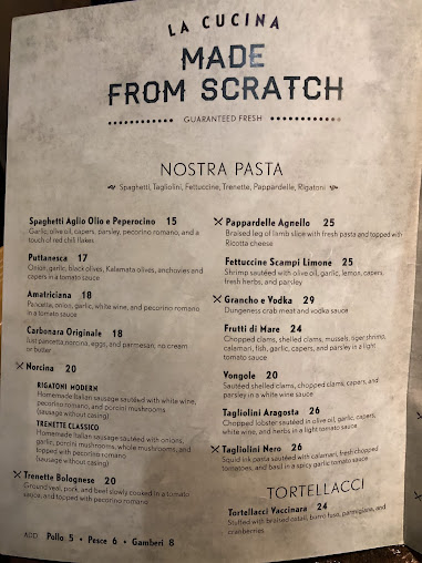 Menu La Cucina Ristorante Italiano - 7
