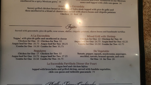 Menu La Escondida Mexican Grill - 5