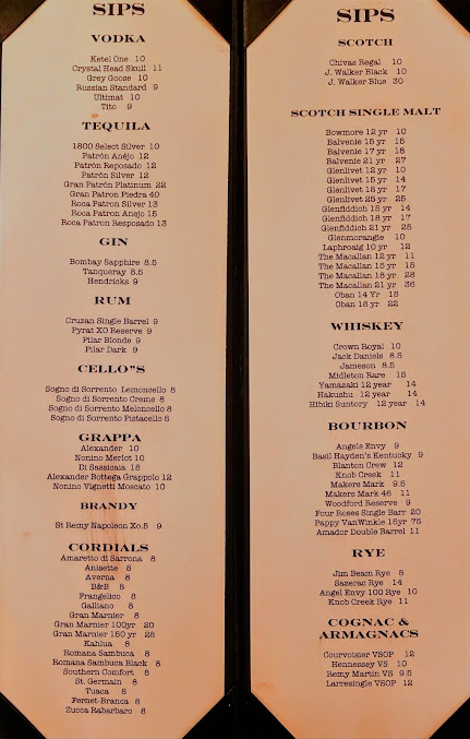 Menu La Famiglia Giorgio's Restaurant - 2