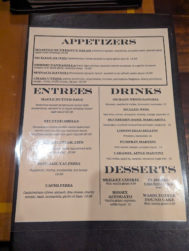 Menu La Famiglia Giorgio's Restaurant - 4