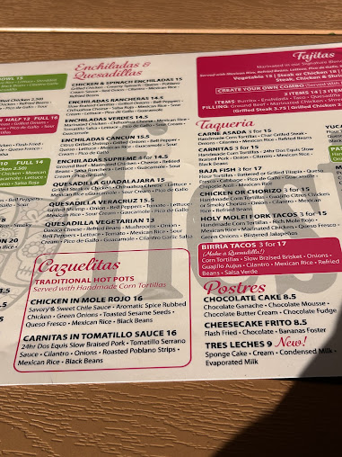Menu La Fiesta Port Orange - 1