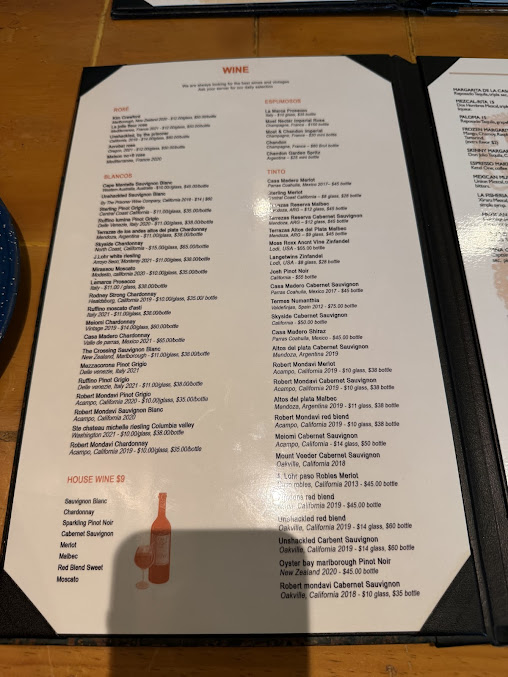 Menu La Fisheria - 1