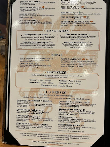 Menu La Fisheria - 4
