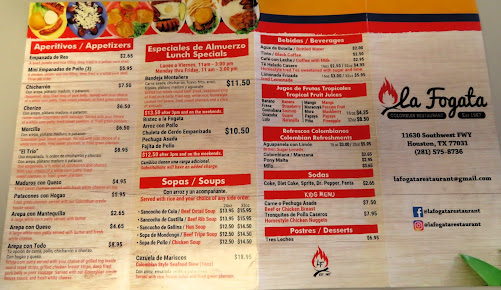 Menu La Fogata Restaurant - 0