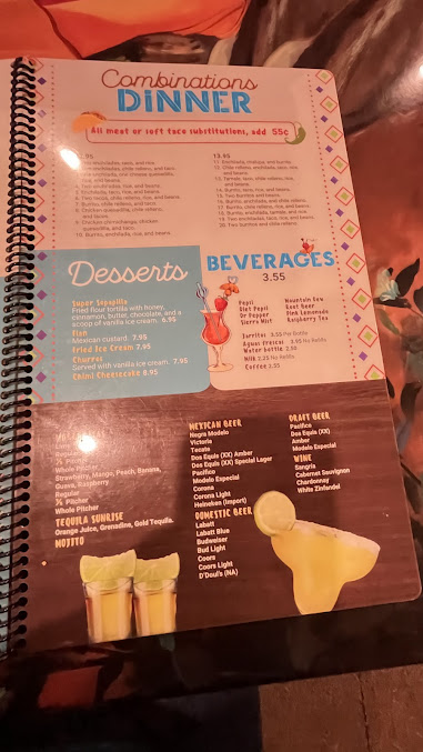 Menu La Galera Mexican Restaurant - 3
