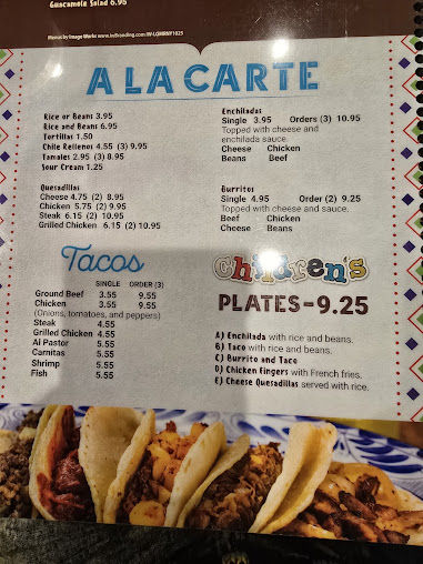 Menu La Galera Mexican Restaurant - 8