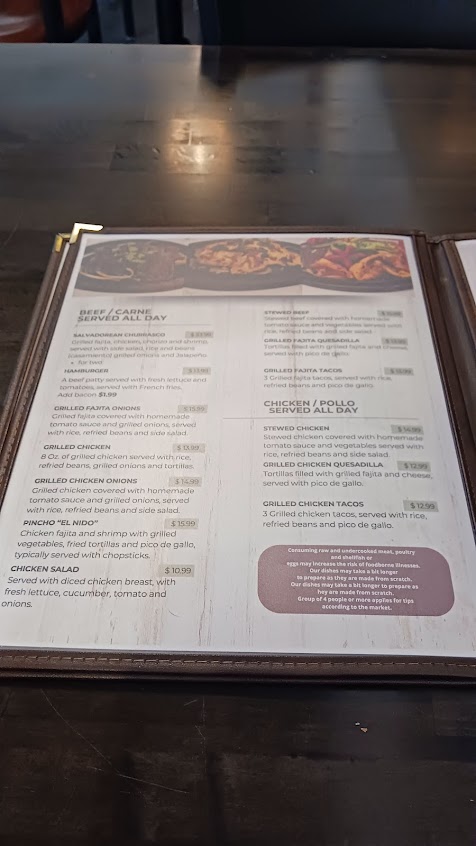 Menu La Granja El Nido - 5