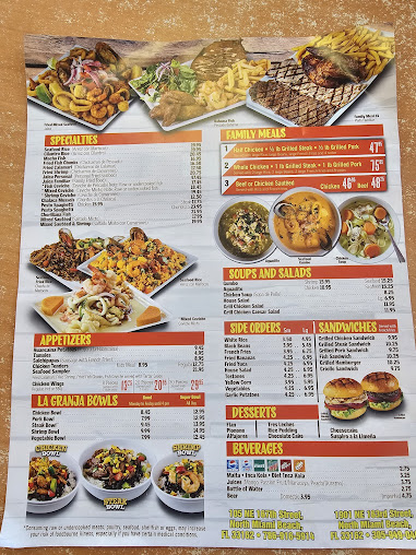 Menu La Granja Nmb 2 - 0