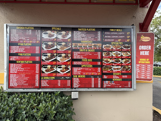 Menu La Granja Nmb 2 - 1