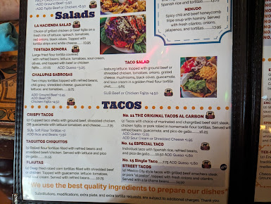 Menu La Hacienda - 2