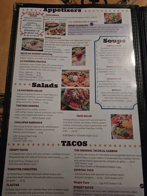 Menu La Hacienda - 4