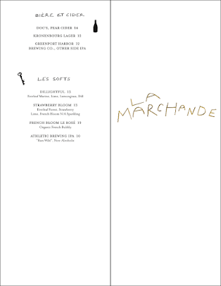 Menu La Marchande - 1