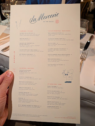 Menu La Mercerie - 1