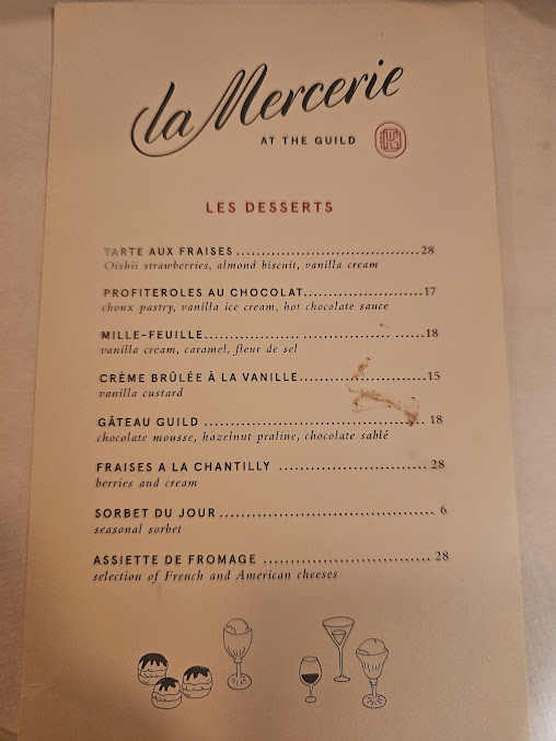 Menu La Mercerie - 4