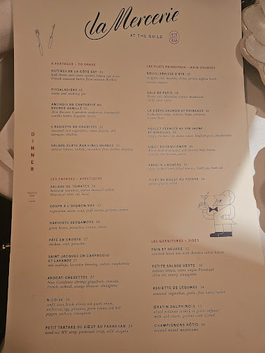 Menu La Mercerie - 5