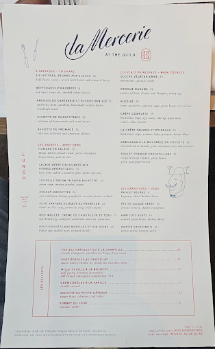 Menu La Mercerie - 8