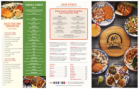 Menu La Mesa Mexican Restaurant - 7