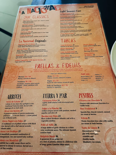 Menu La Nacional - 2