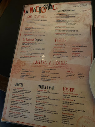 Menu La Nacional - 4