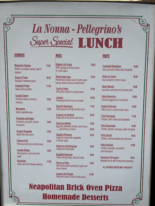 Menu La Nonna - 1