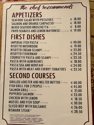 Menu La Nuova Piazzetta Navona - 5