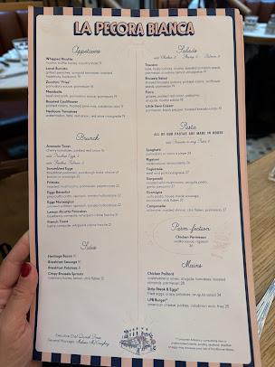 Menu La Pecora Bianca Soho - 1