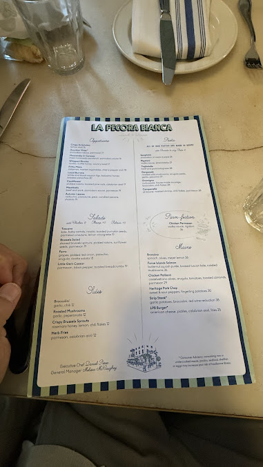 Menu La Pecora Bianca Soho - 8