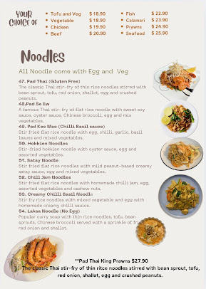 Menu La Perouse Thai - 0