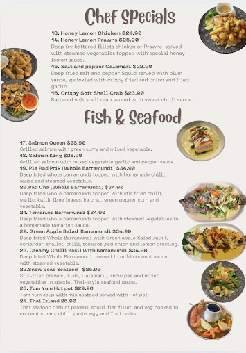 Menu La Perouse Thai - 1