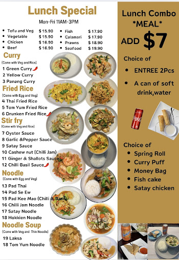 Menu La Perouse Thai - 2