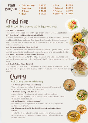 Menu La Perouse Thai - 4