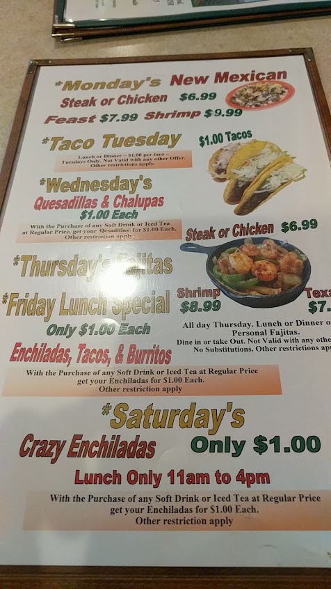 Menu La Ribera Mexican Restaurant - 4