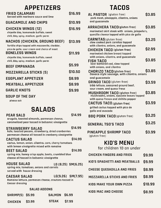 Menu La Roma Pizza & Tacos - 2