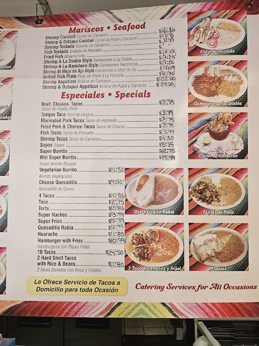 Menu La Rubia Restaurant Santa Fe - 0