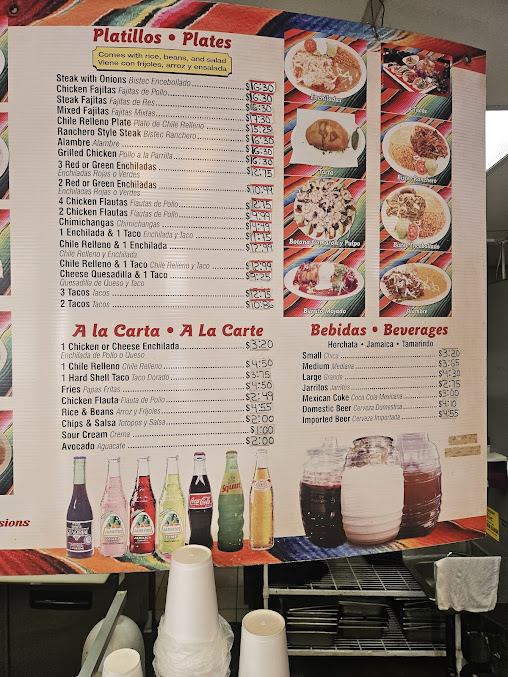 Menu La Rubia Restaurant Santa Fe - 1