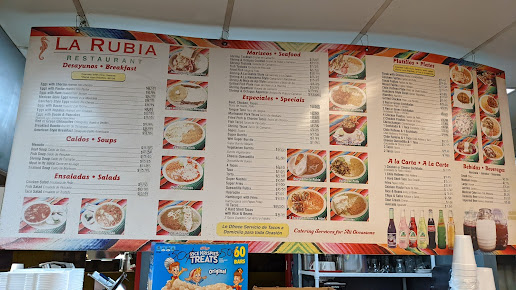 Menu La Rubia Restaurant Santa Fe - 2