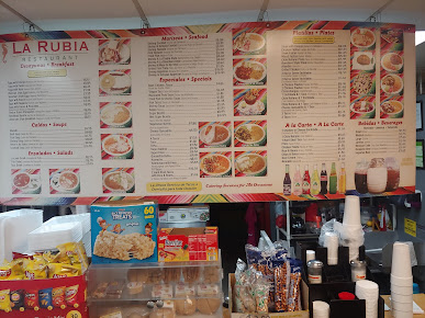 Menu La Rubia Restaurant Santa Fe - 3