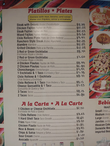 Menu La Rubia Restaurant Santa Fe - 8