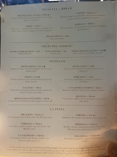 Menu La Terrazza - 1